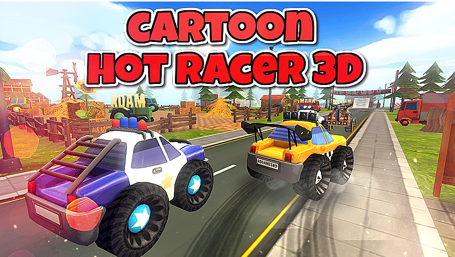Cartoon Hot Racer